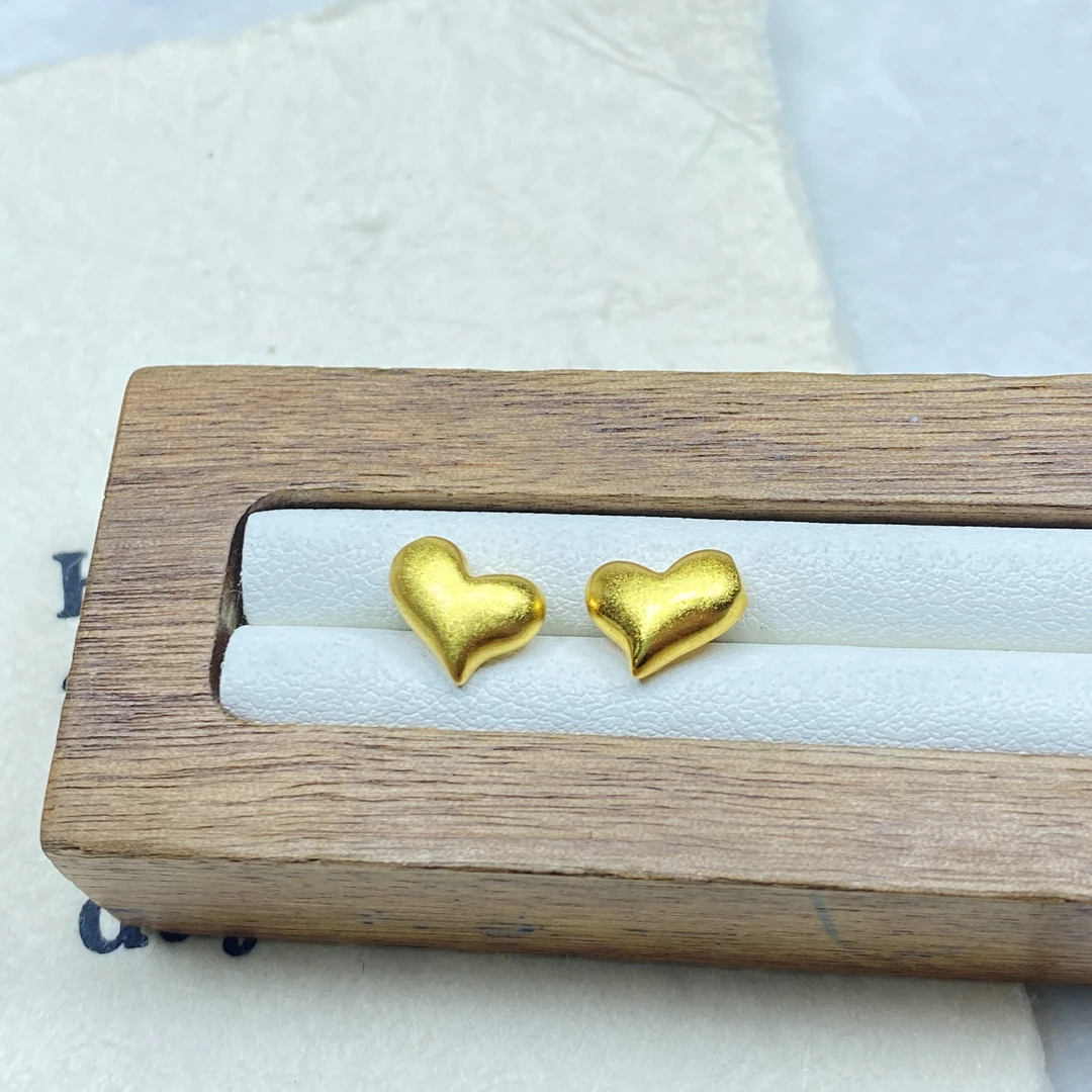 耳饰 YTE0798黄色爱心耳钉多样性发货47251