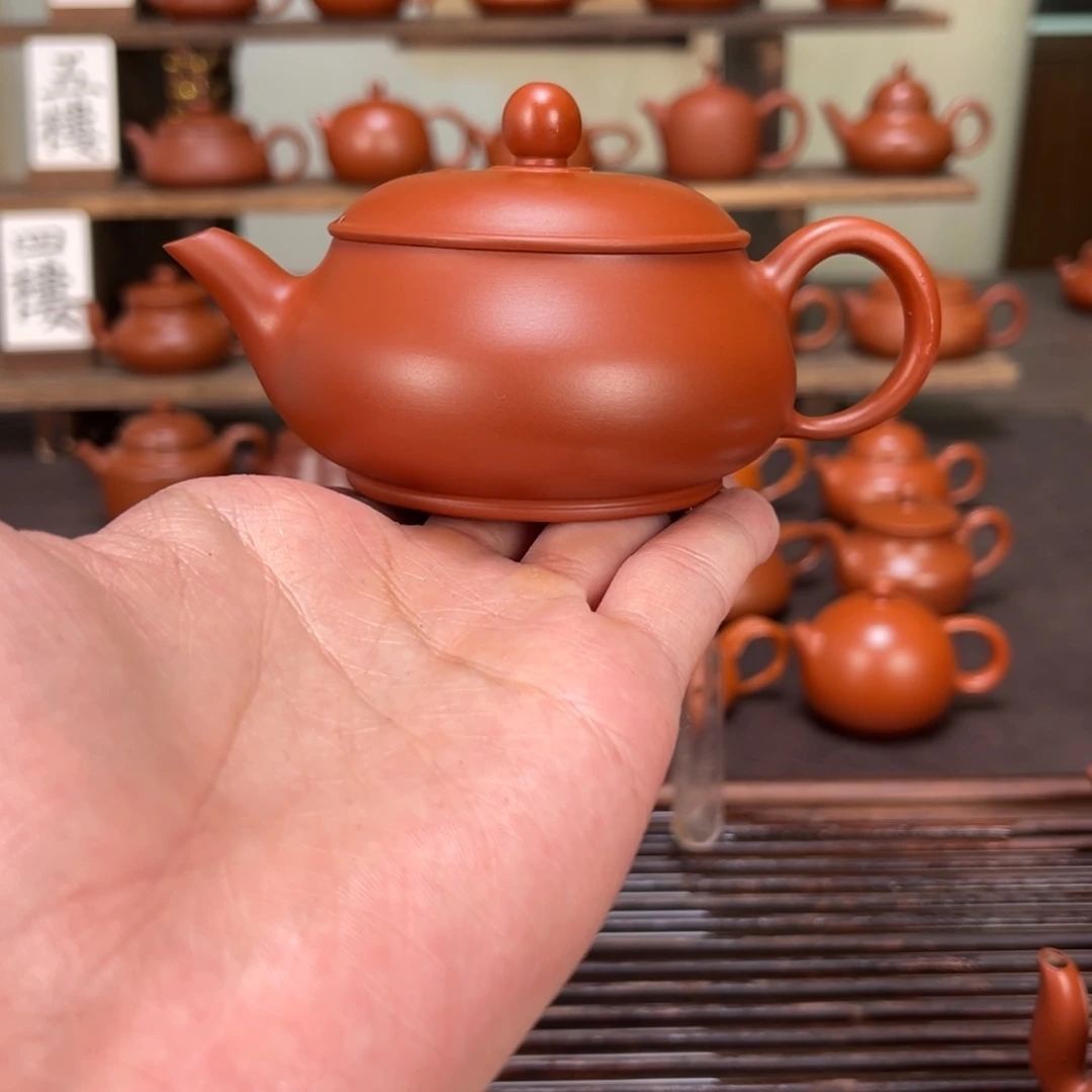 欢***喜茶壶紫砂超薄明炉130cc