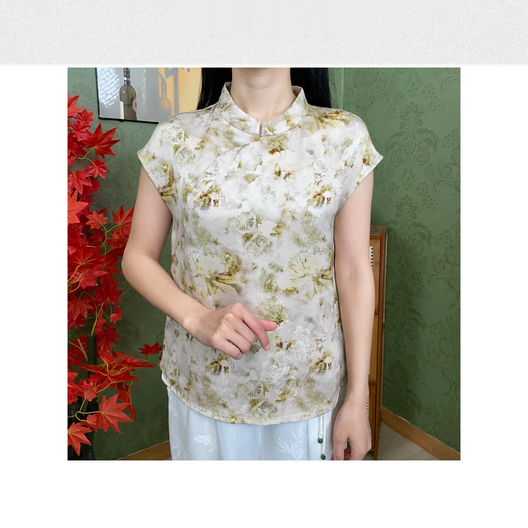 872 新中式国风中式小衫时尚显瘦休闲上衣