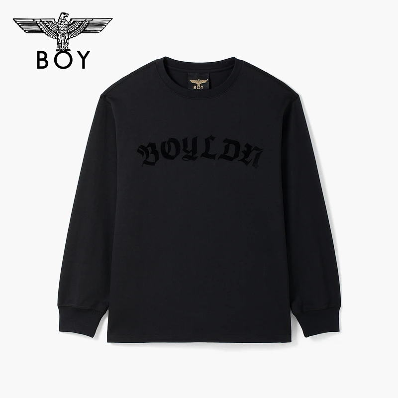 BOY LONDON中性款时尚潮流百搭通勤针织长袖T恤N00017