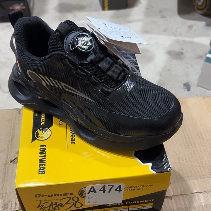 474号。38码防砸防刺劳保鞋。