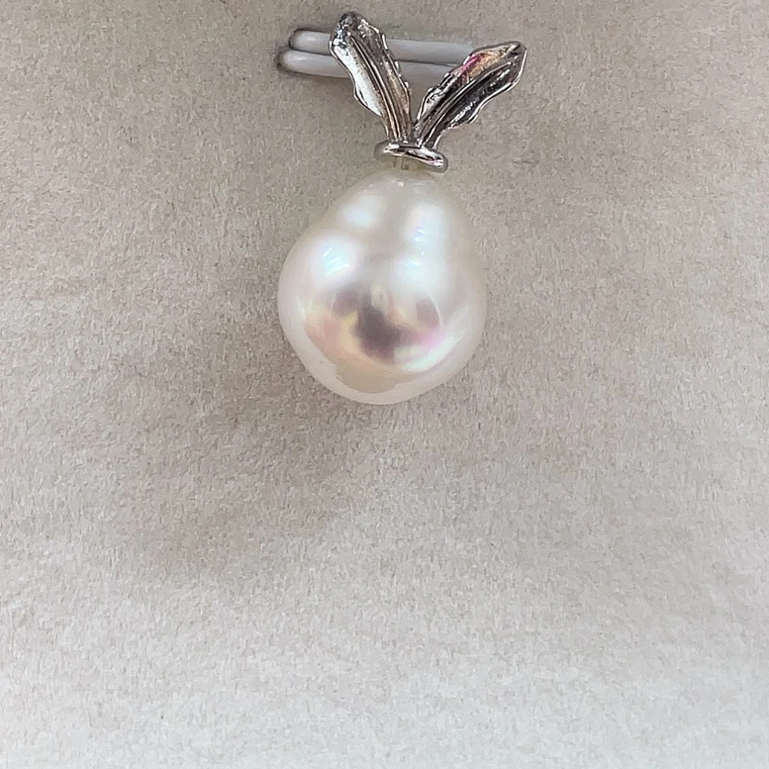 颈饰银S925镶嵌海水珍珠