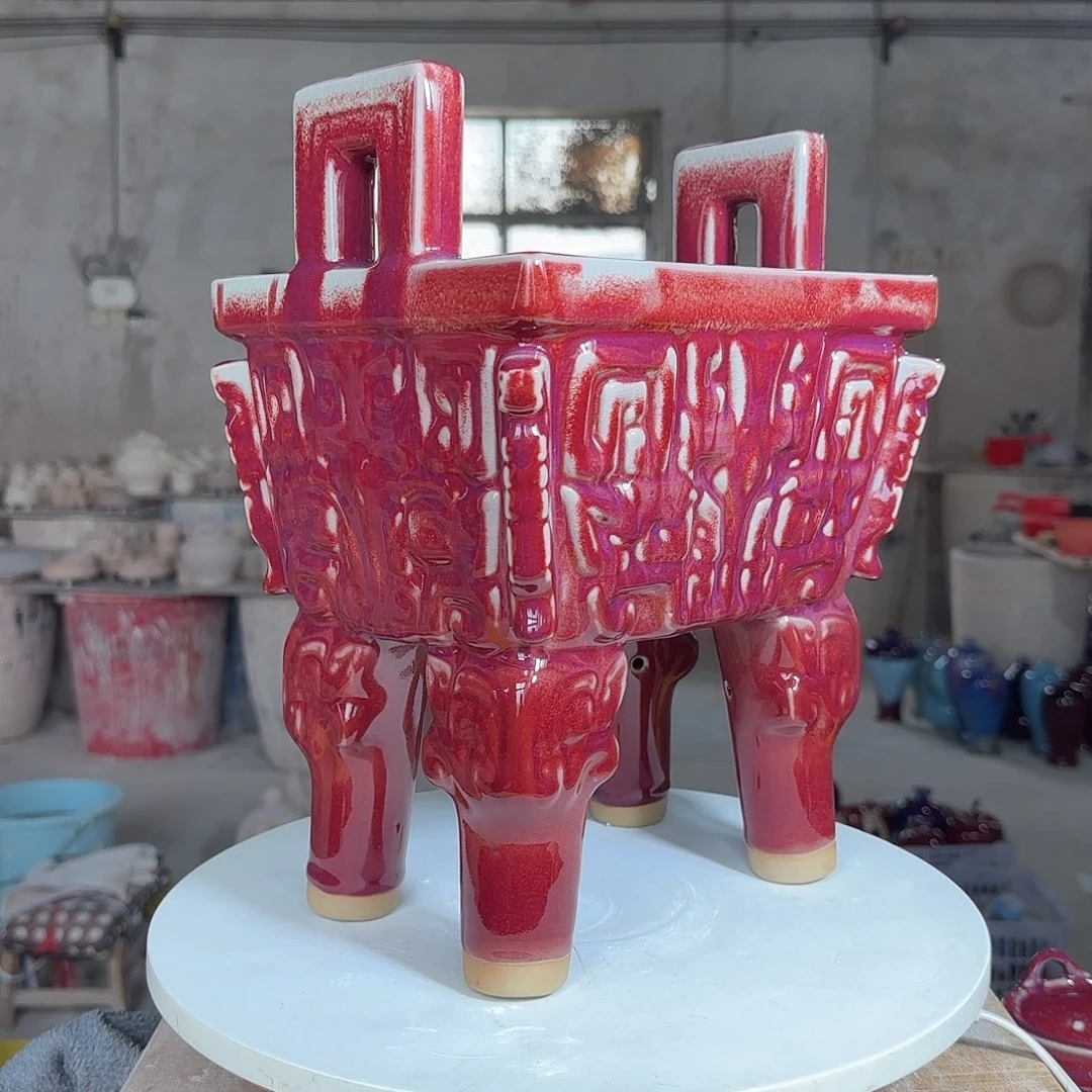 摆件陶郑家钧瓷摆件