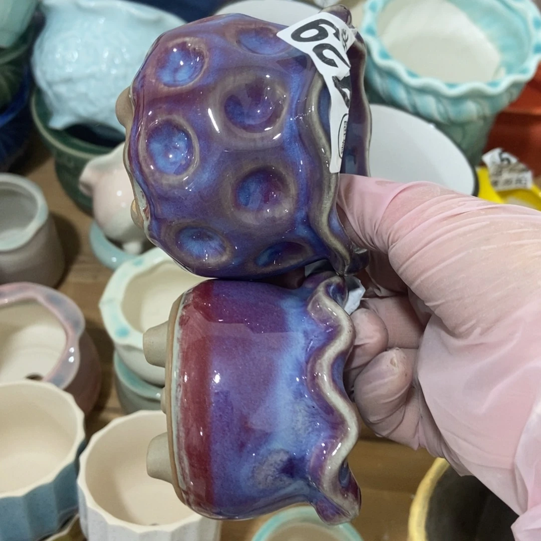 红陶高温陶瓷花盆