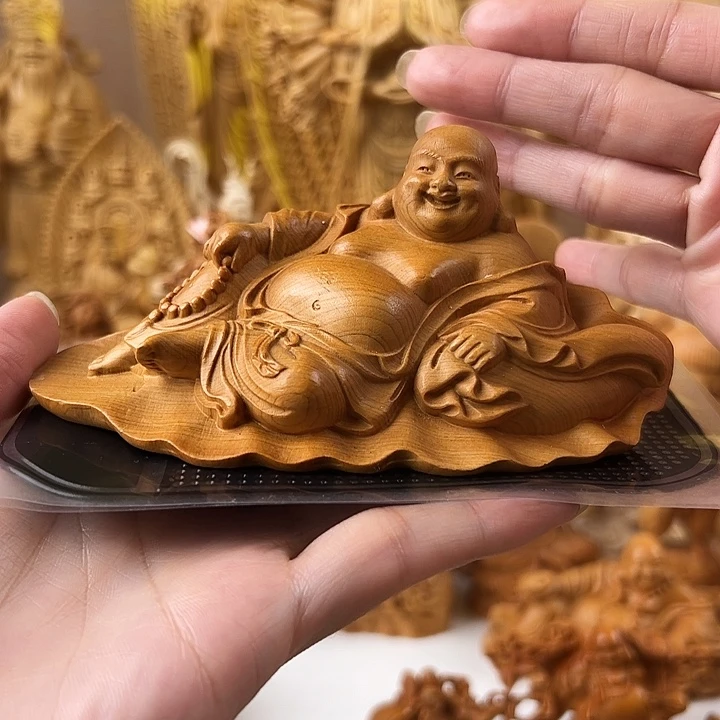 柏木（崖柏）荷叶弥勒经典款