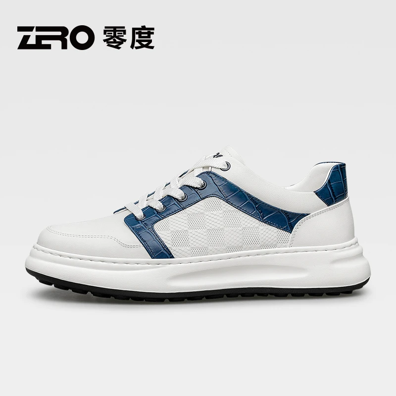 ZRO零度【25年新品】时尚休闲百搭真皮男士休闲鞋低帮潮流潮鞋51339