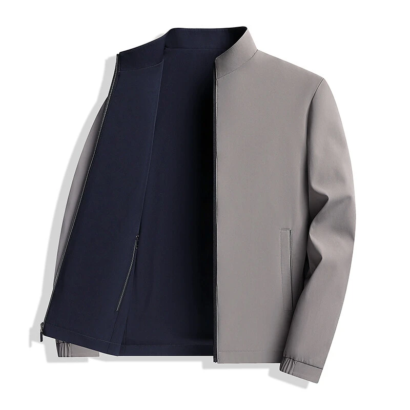 Dai Shu/袋鼠中年立领运动风夹克标准春秋季上衣休闲商务显瘦春季