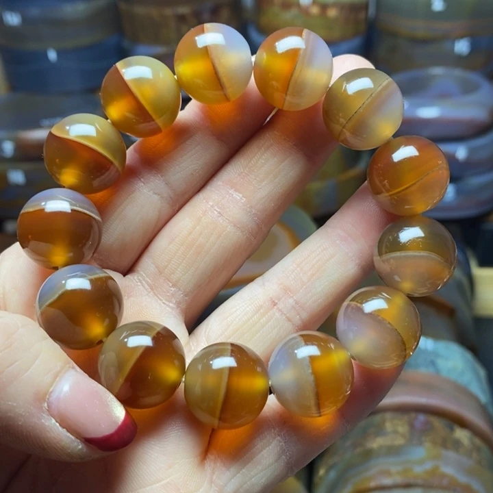 玛瑙/玉髓未镶嵌手链