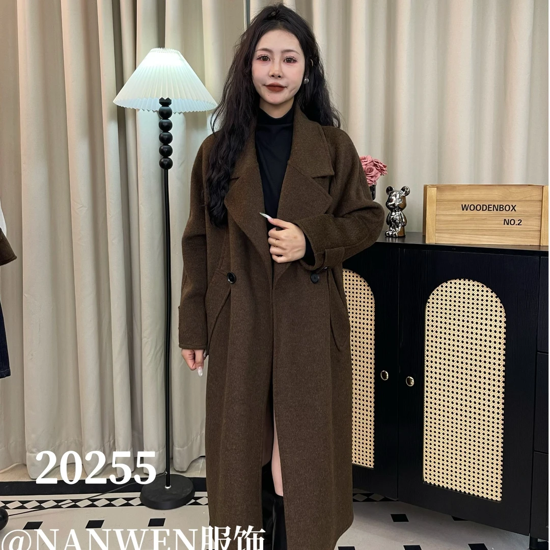 2025年新款高端复古通勤时尚百搭款羊毛大衣 20255