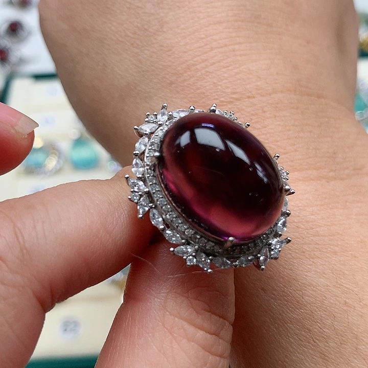 萤石戒指银S925镶嵌耿****?