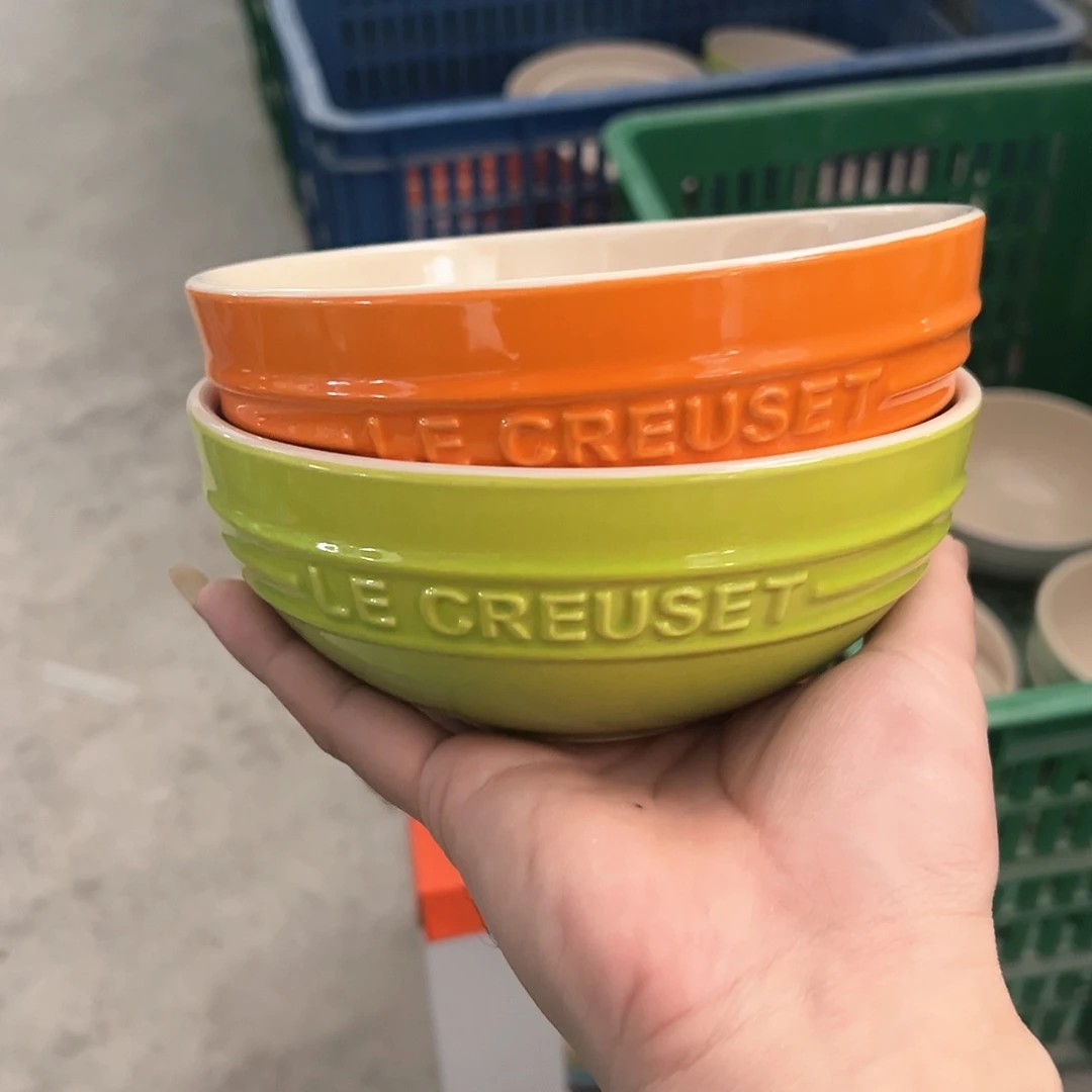 陶瓷 6英寸碗 黄色 橙色