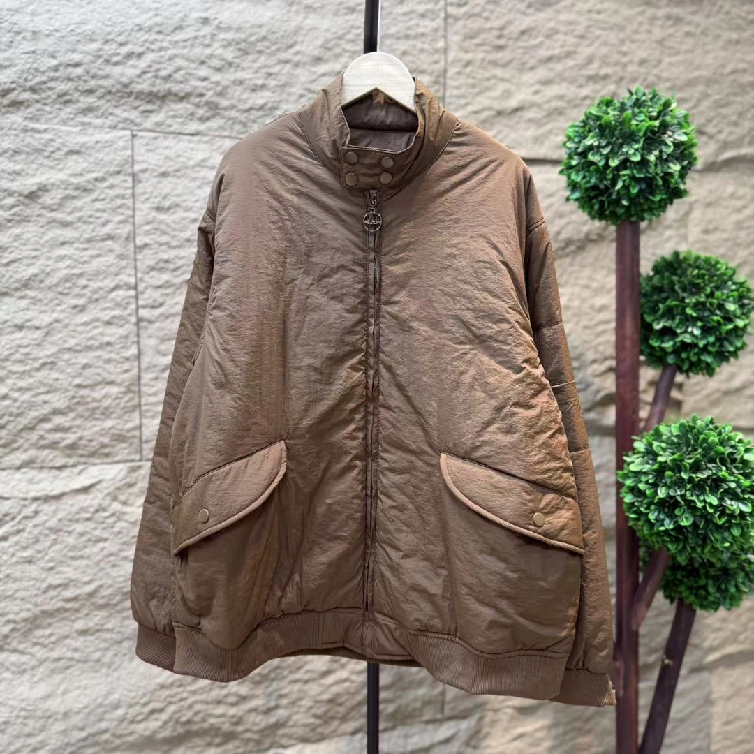 8299新款加厚立领百搭休闲简约气质显瘦棉服