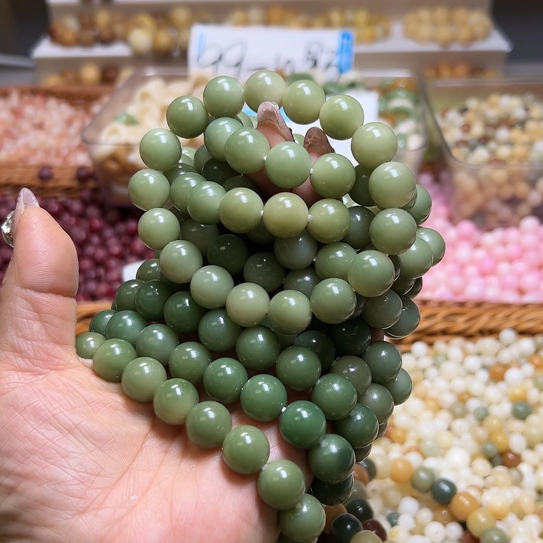 菩提根/象牙果吊坠卡13绿串11条