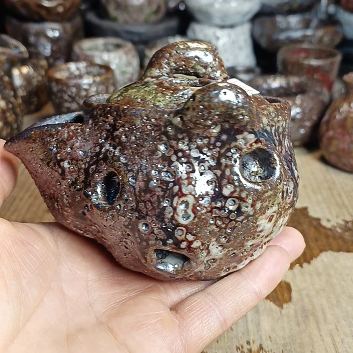 志野柴烧窑宝瓶勤*