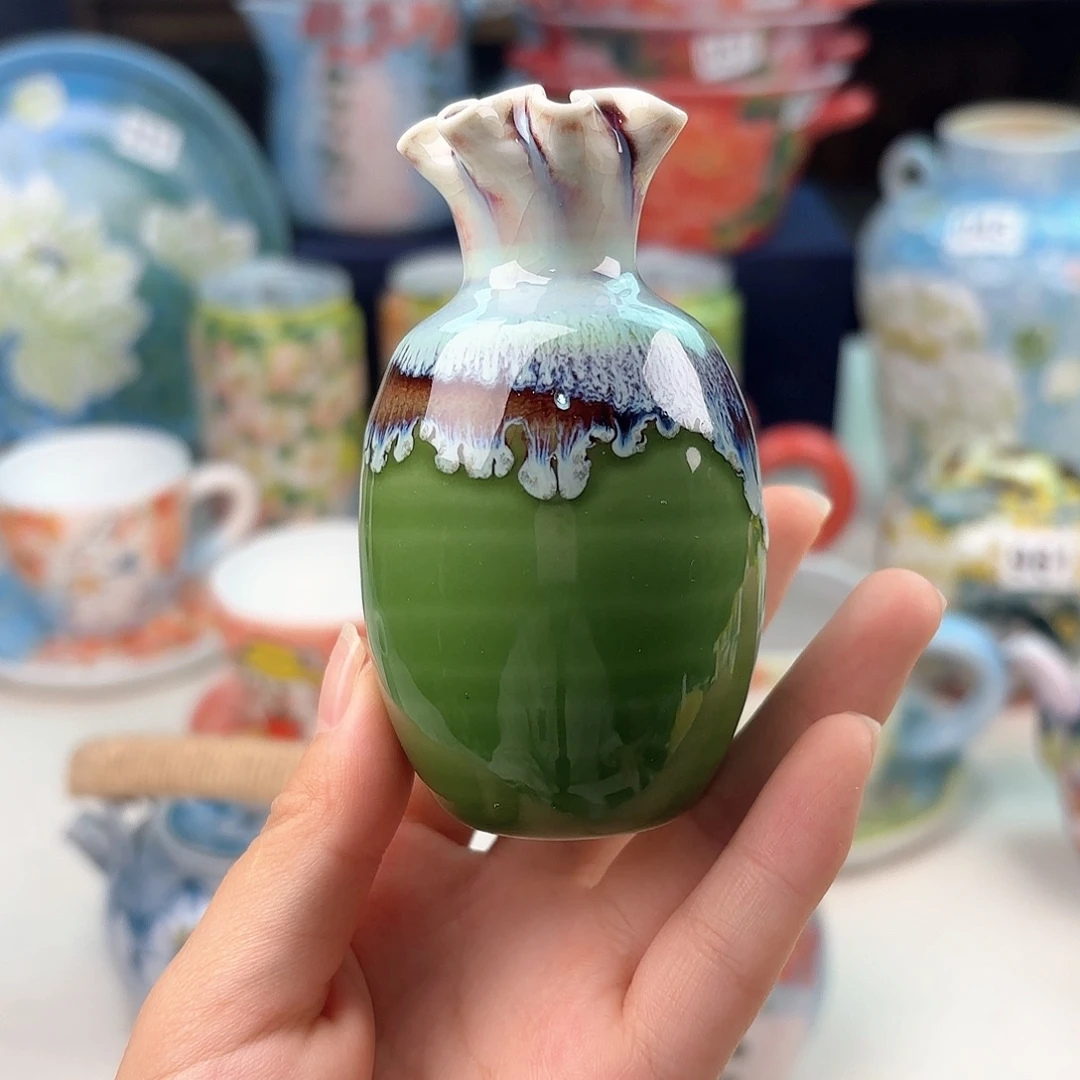 景德镇手绘高温釉下彩陶瓷茶具