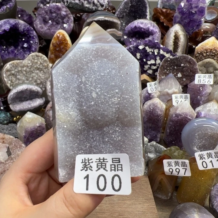 未镶嵌紫晶大型摆件（非配饰）100