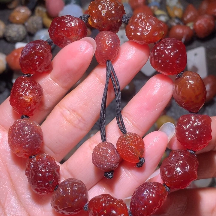 未镶嵌玛瑙/玉髓珠宝半成品