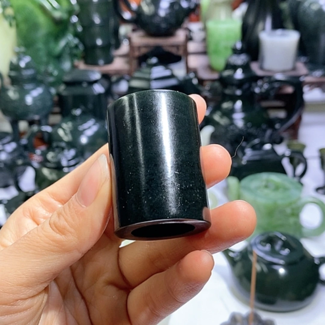 【闪购商品】和田玉（青玉）摆件未镶嵌盖置