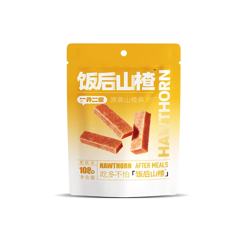 原蒸山楂条108g*1袋儿童零食山楂干原味无添加香精防腐剂休闲小吃