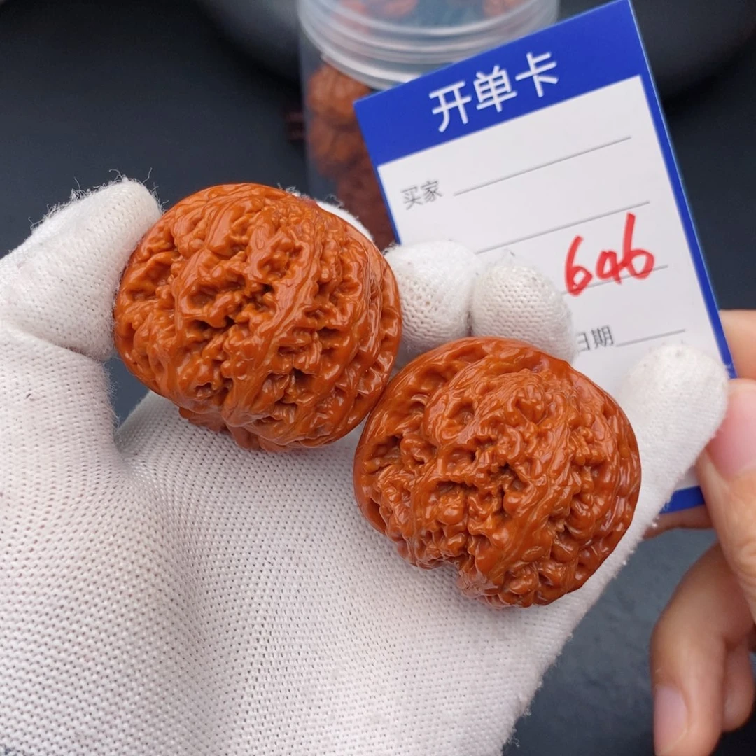 文玩核桃把件42粗筋646