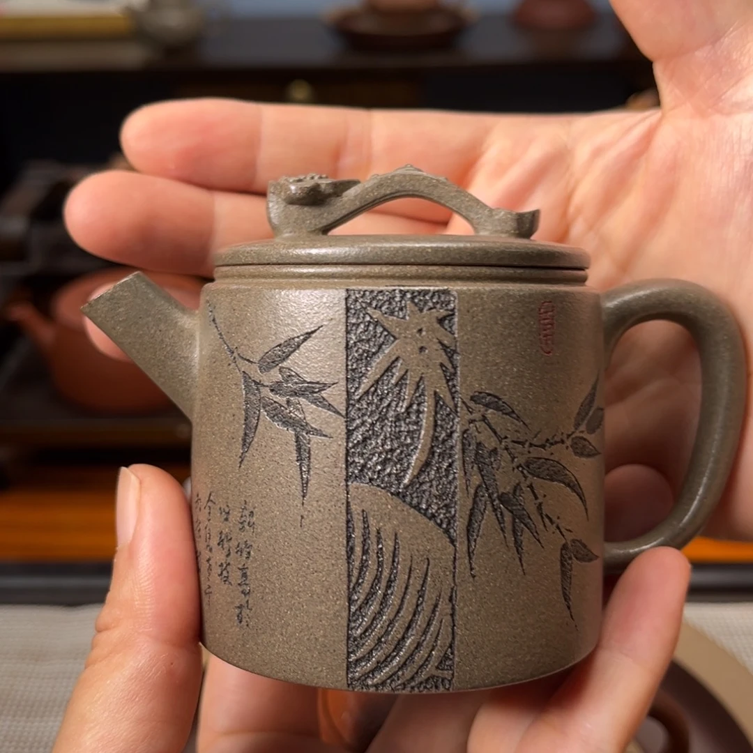 茶壶紫砂宜兴紫砂茶具半手工制作