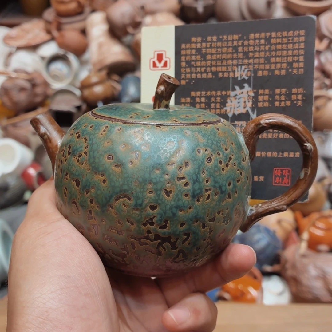 柴烧老岩泥高温茶器皿