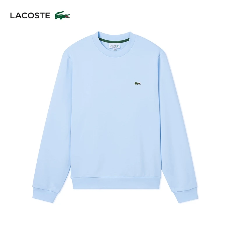【流光风】LACOSTE法国鳄鱼男女同款25秋季新款纯棉圆领卫衣|SH9801