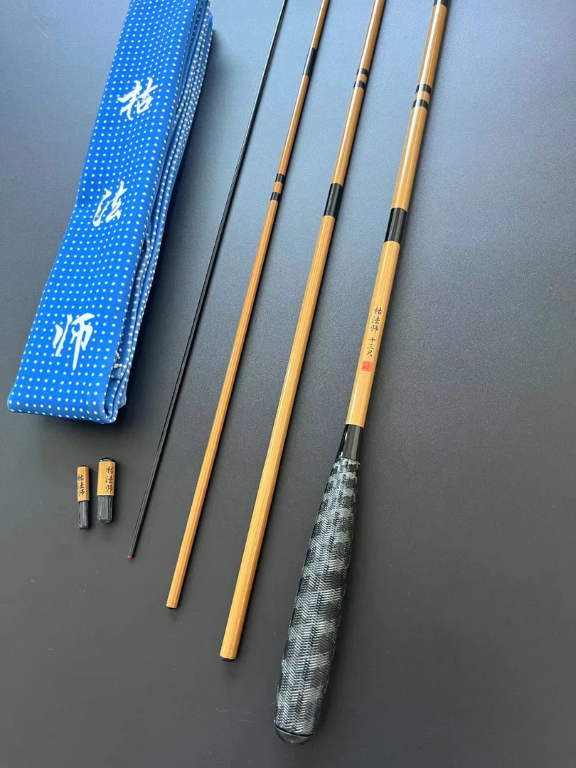 飞鱼客枯法师七代并继竿46T高碳超轻超细28调仿竹鲫鱼竿鲤鱼竿