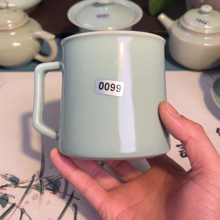 瓷杯子0099 青鸾汝瓷汝州发货