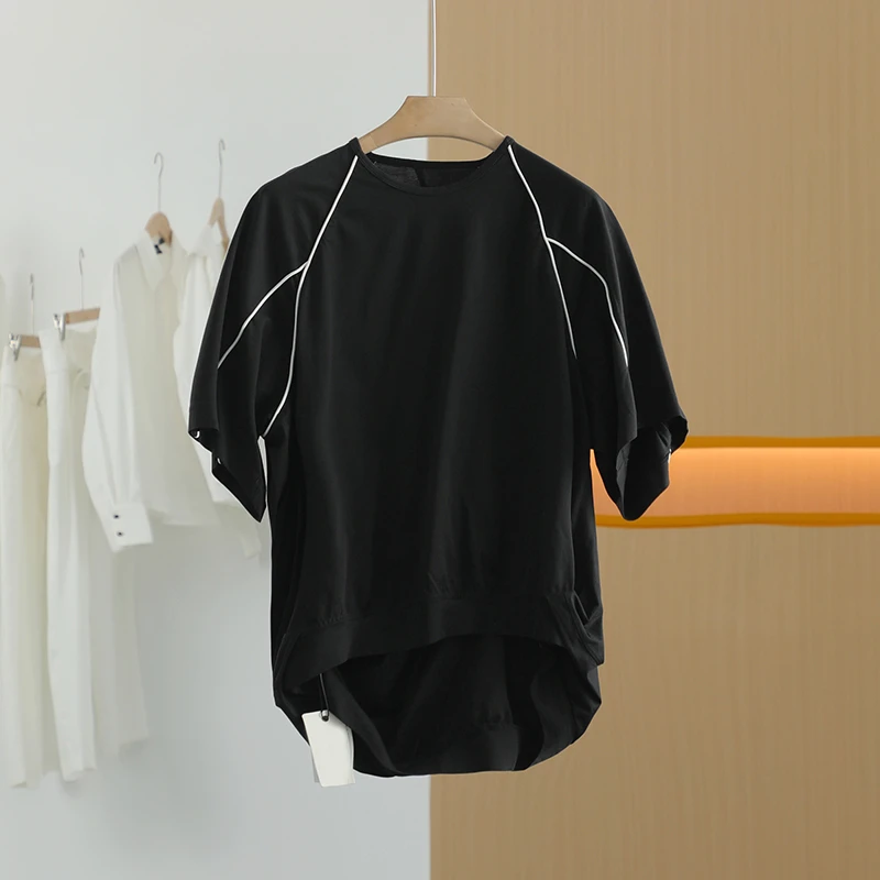 【半价q仓-唐长老自营】货号10275女装夏新款休闲百搭短袖T恤J