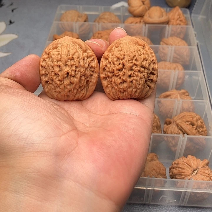 文玩核桃把件莲花39（头货精品