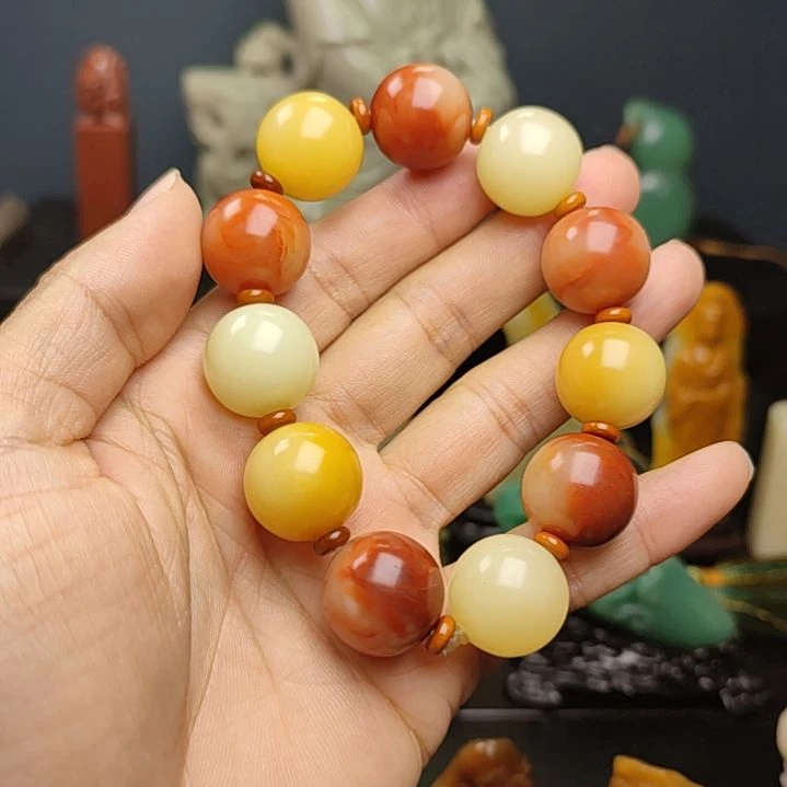 印石寿山石手串手串手串