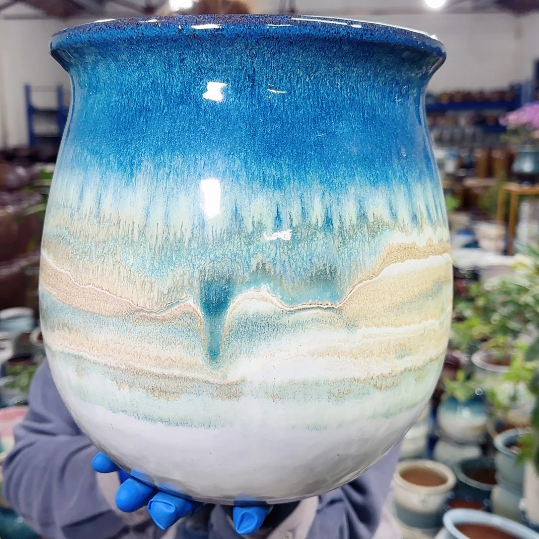 花盆紫砂高25口22