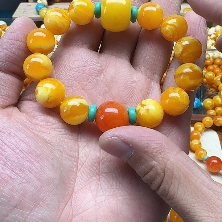 ღ***࿐无非金属精品老蜡色素串搭配一条