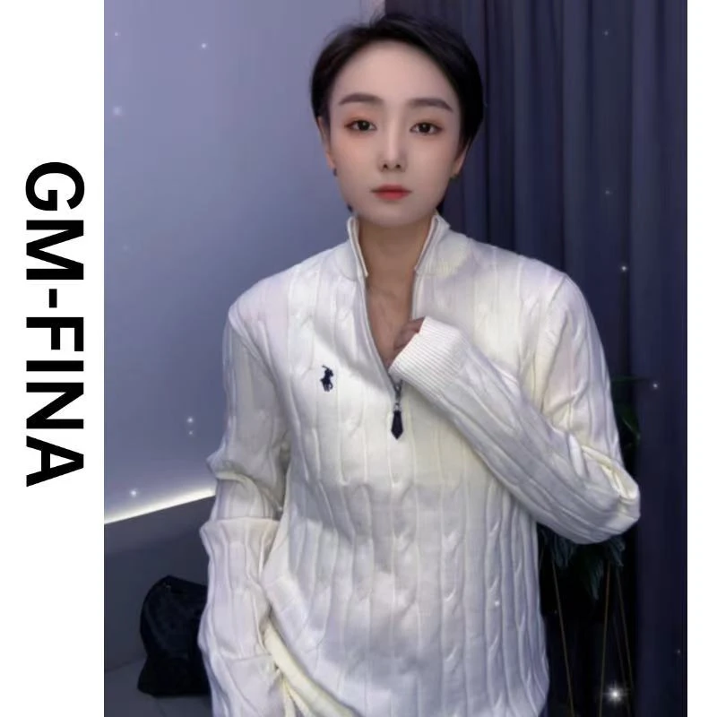 GM-FINA专属男士毛衣秋冬新品时尚立领修身打底衫 78137