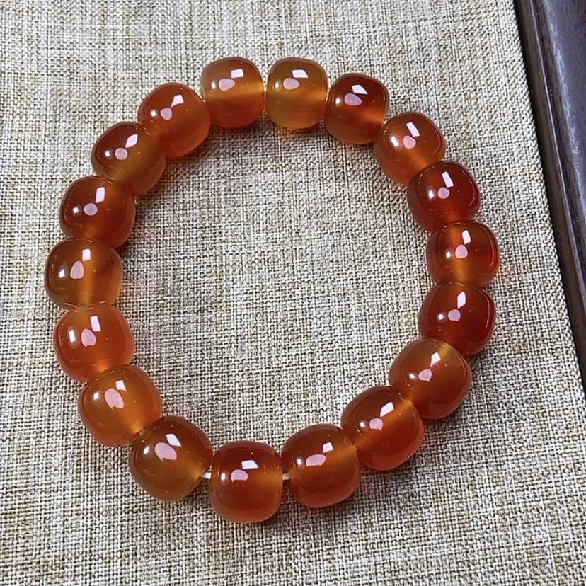 【闪购商品】玛瑙/玉髓未镶嵌手链朱*生