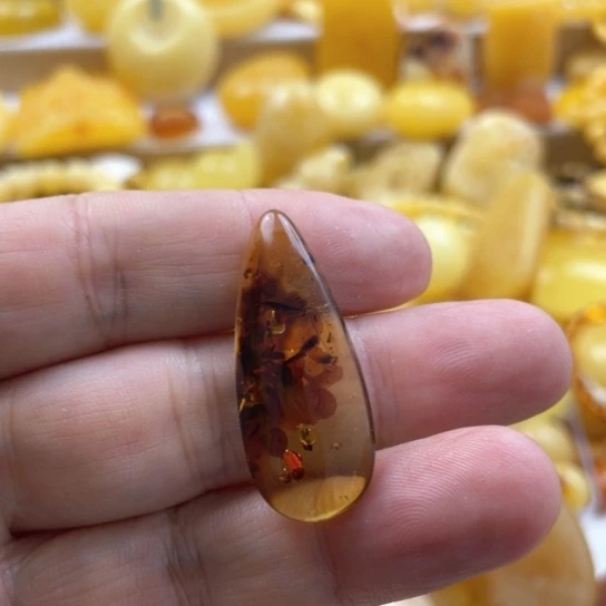 蜜蜡手串未镶嵌吊坠