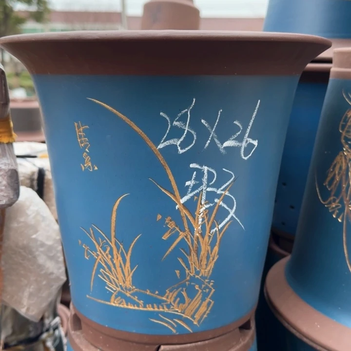 紫砂花盆特价清仓