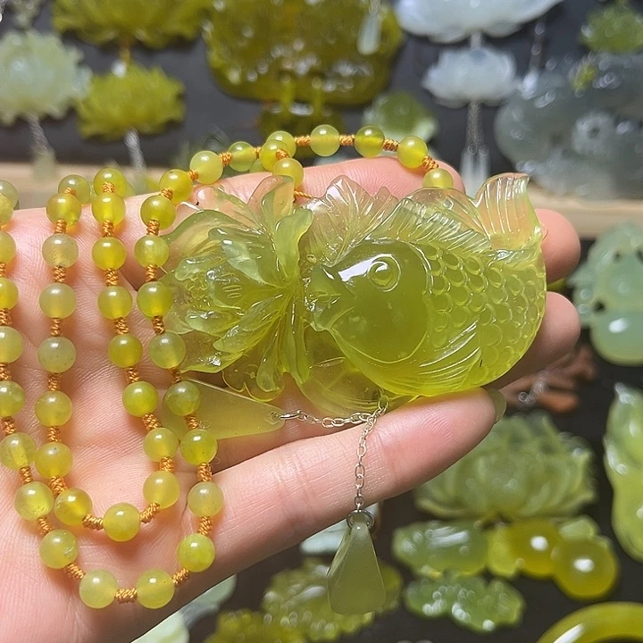 未镶嵌蛇纹石玉发饰