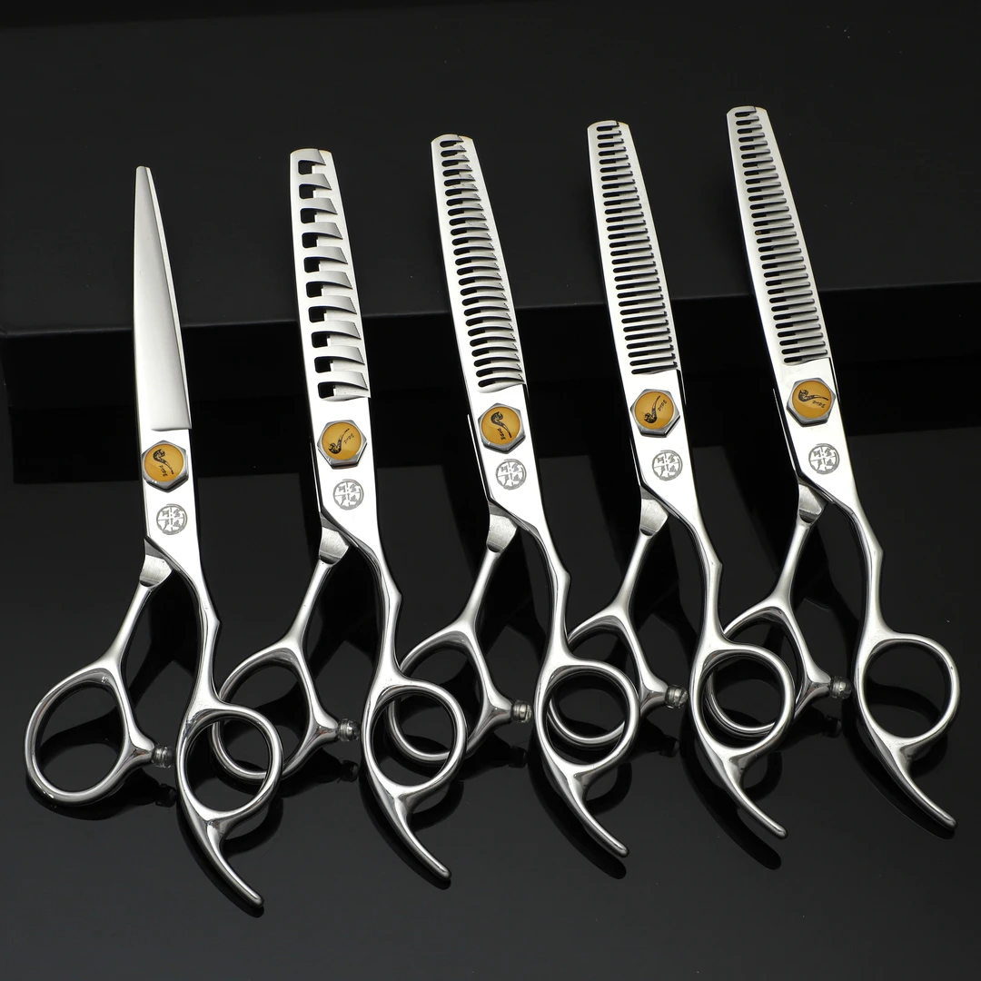 冰老头专用美发剪刀平剪牙剪无痕牙剪发型师专用理发剪刀