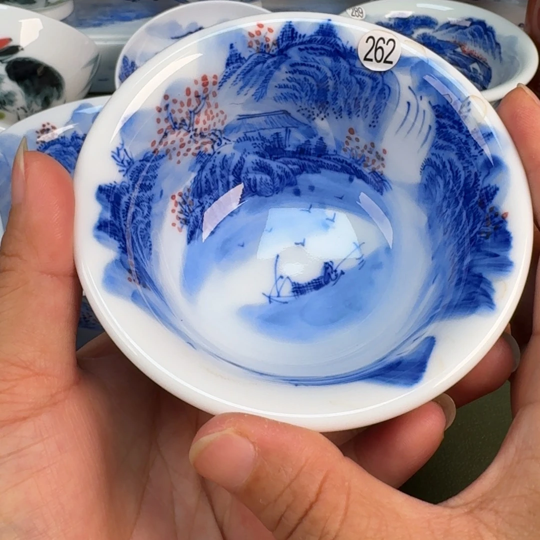 景德镇纯手绘茶具圆圆262
