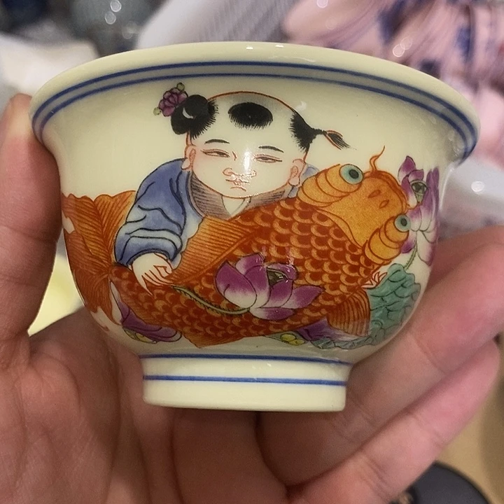 摆件景德镇陶瓷主人杯134566
