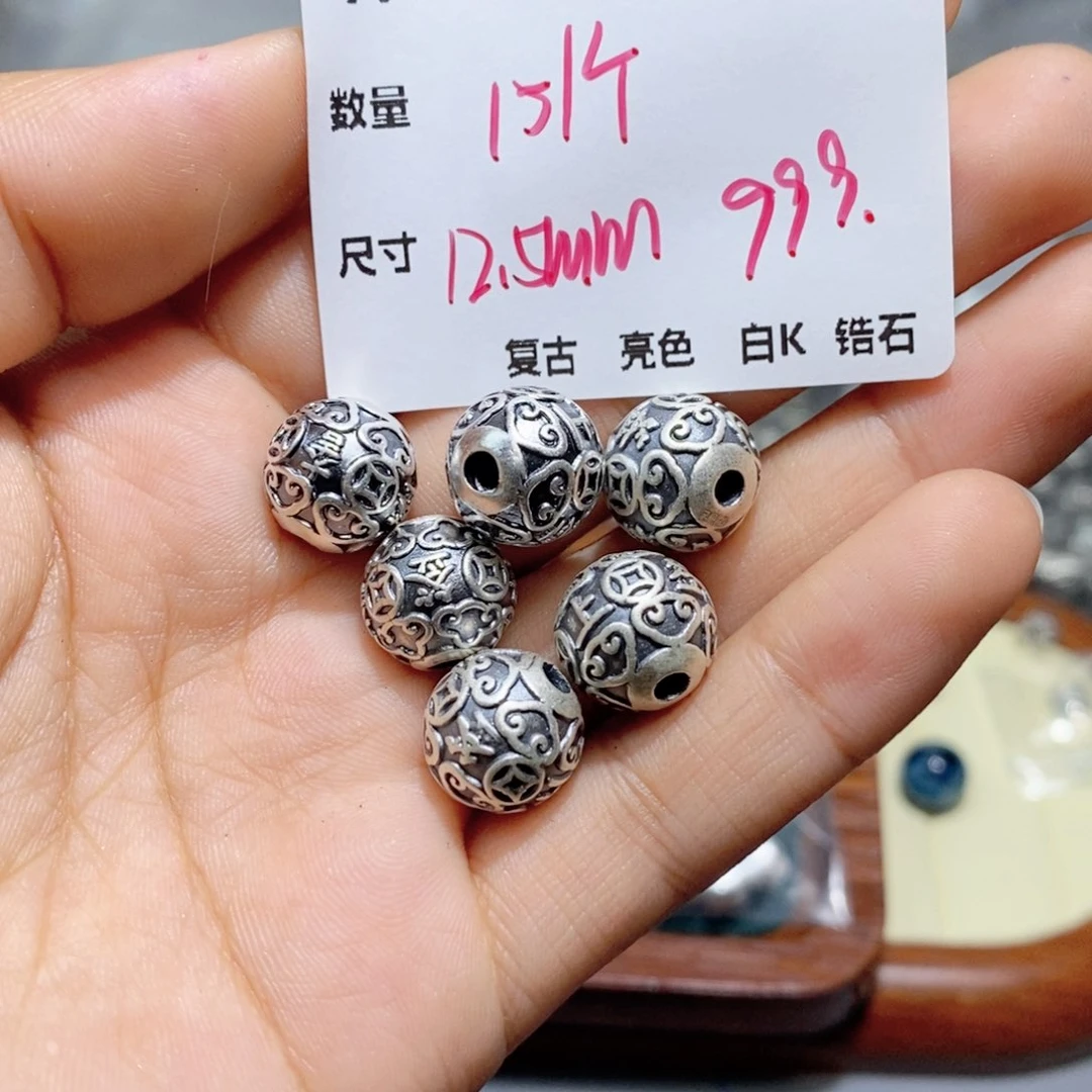 珐琅足银A487。一个