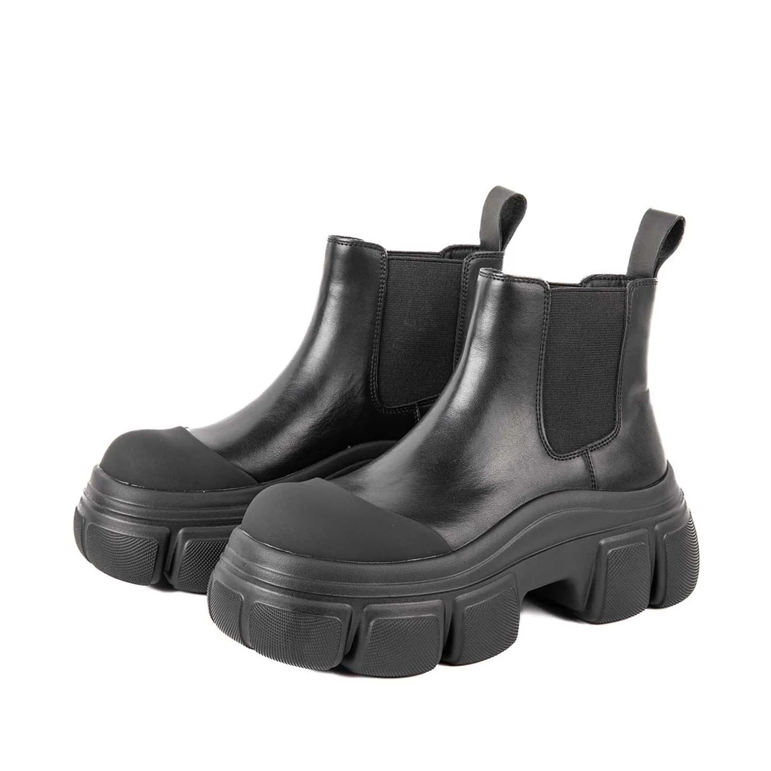 【敏敏家】(M101-M189)真皮女鞋百搭休闲时尚潮流英伦风女鞋