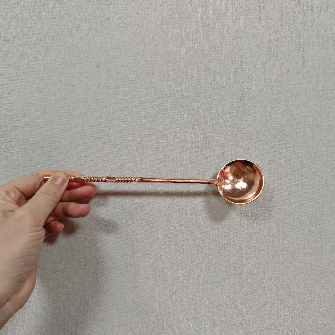 新款麻花勺（本色）茶匙YQBJ094