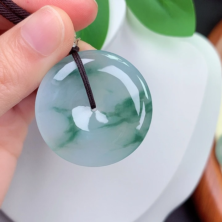 颈饰未镶嵌翡翠34.6-6.1mm