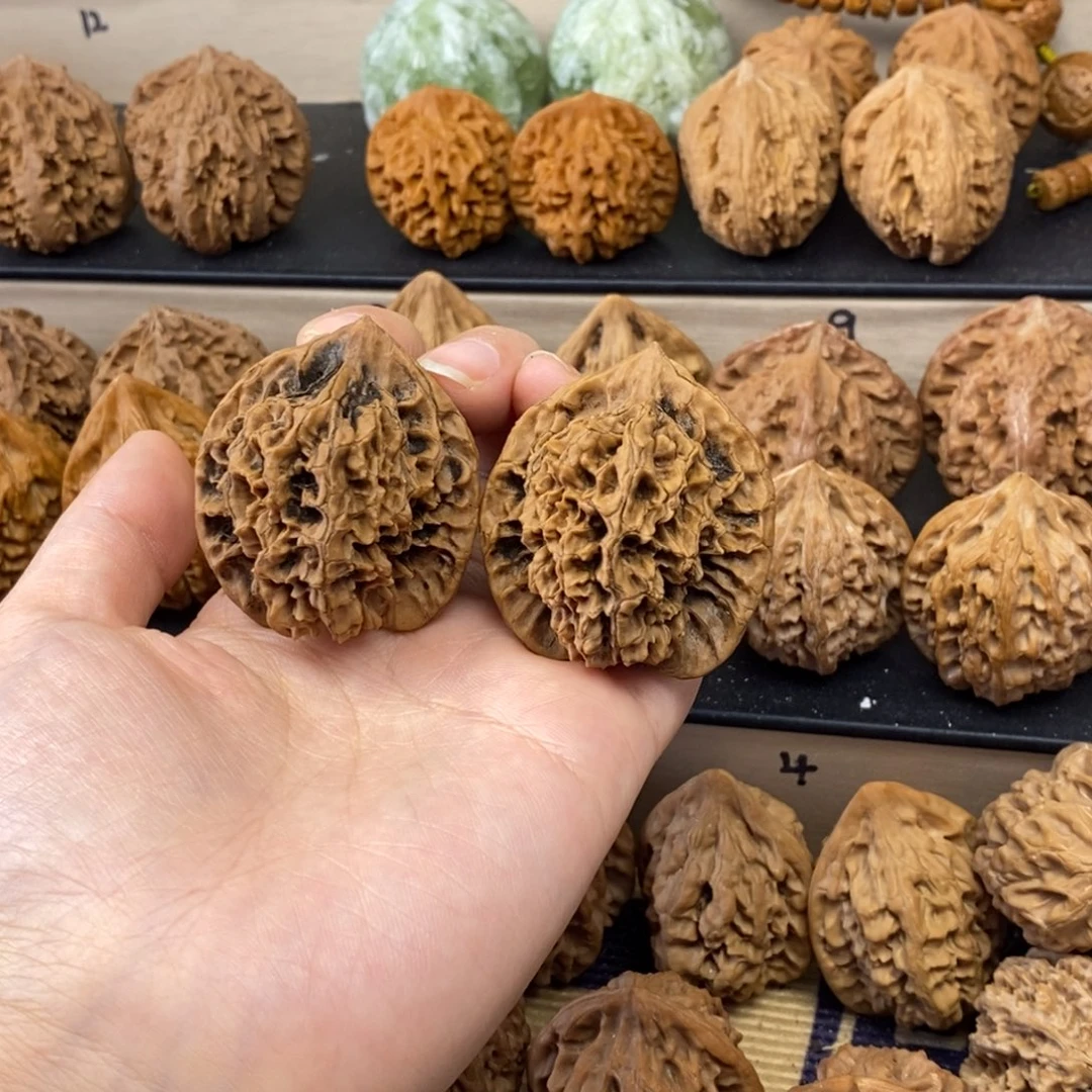 喜***哥文玩核桃把件野麻40