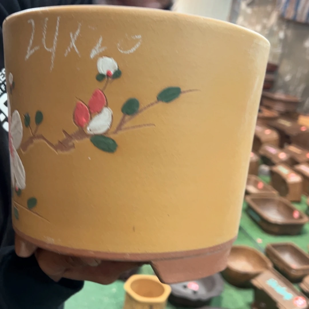 紫砂花盆紫砂花盆