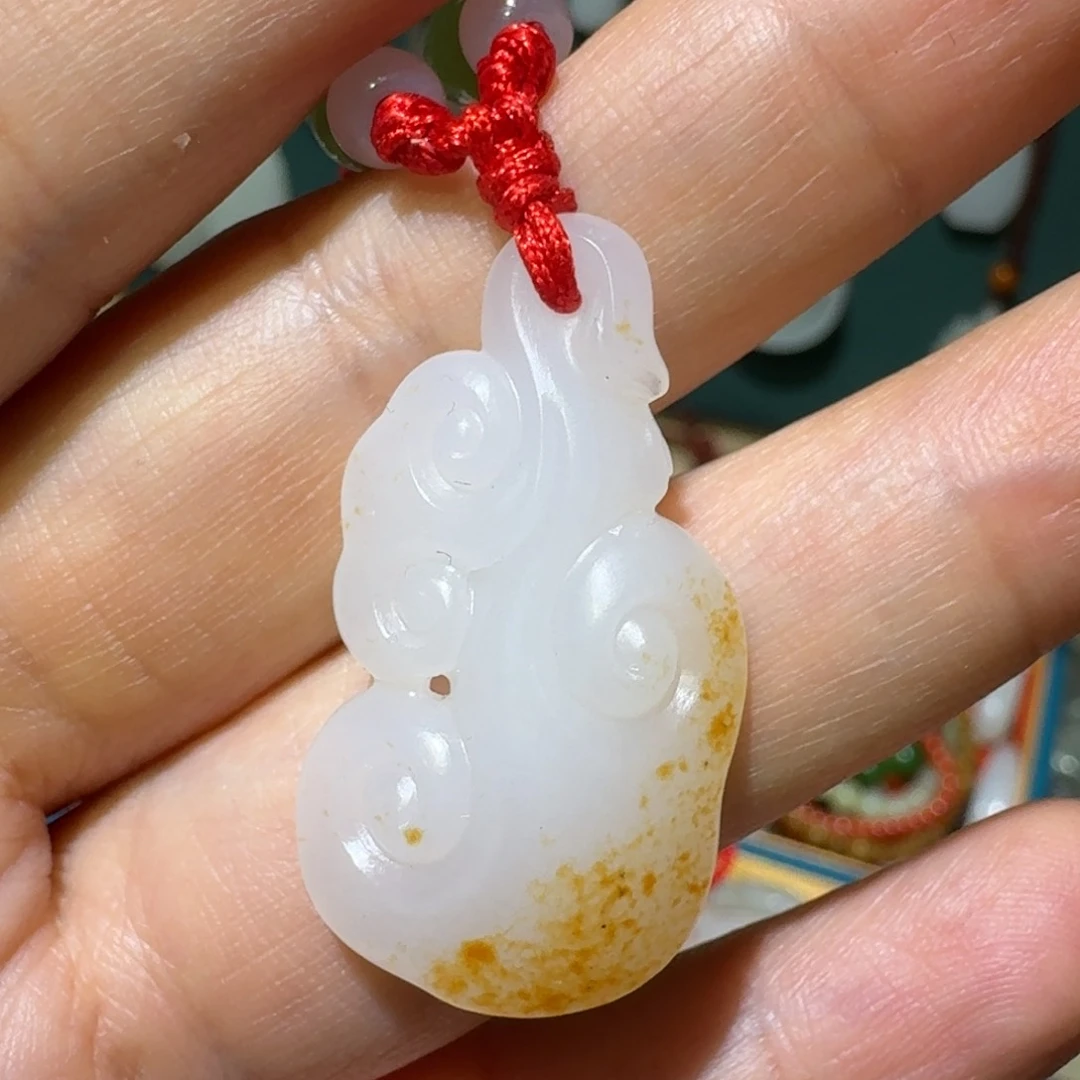 和田玉颈饰未镶嵌福***来