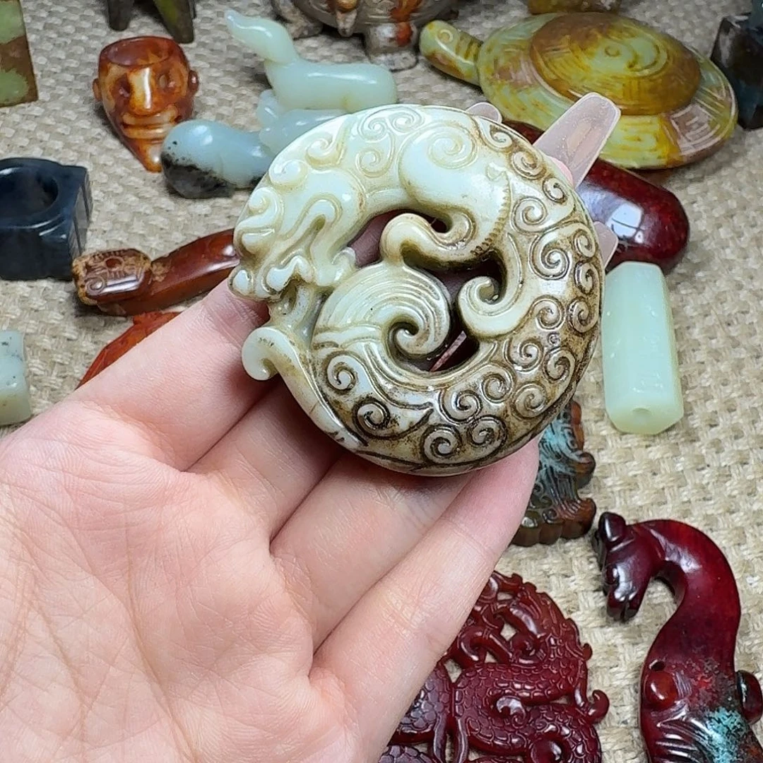 白玉菩提吊坠挂件